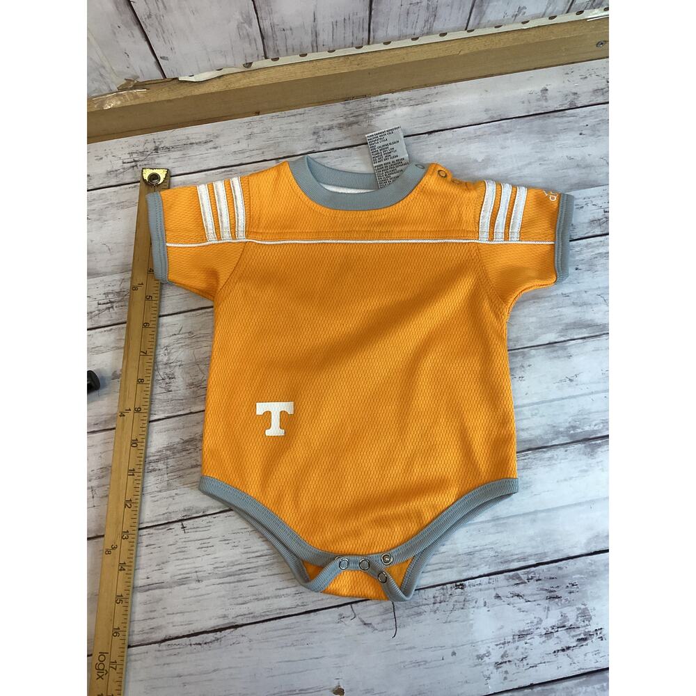 Adidas Yellow Athletic Bodysuit with White Stripes